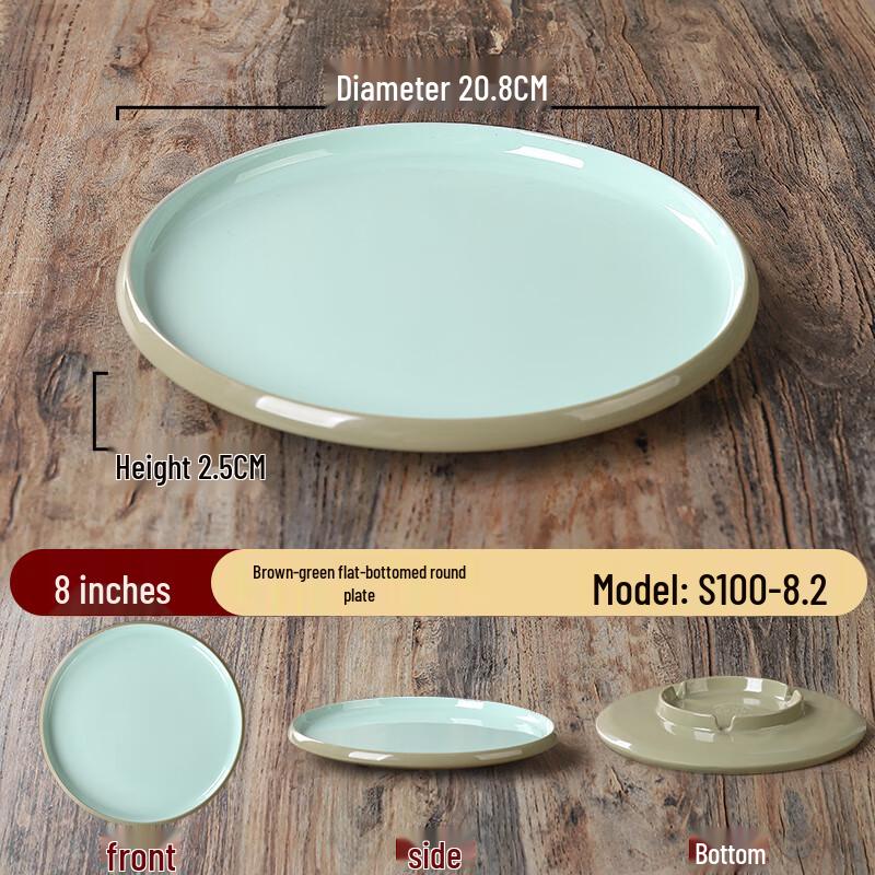 Nordic Melamine Snack Plate
