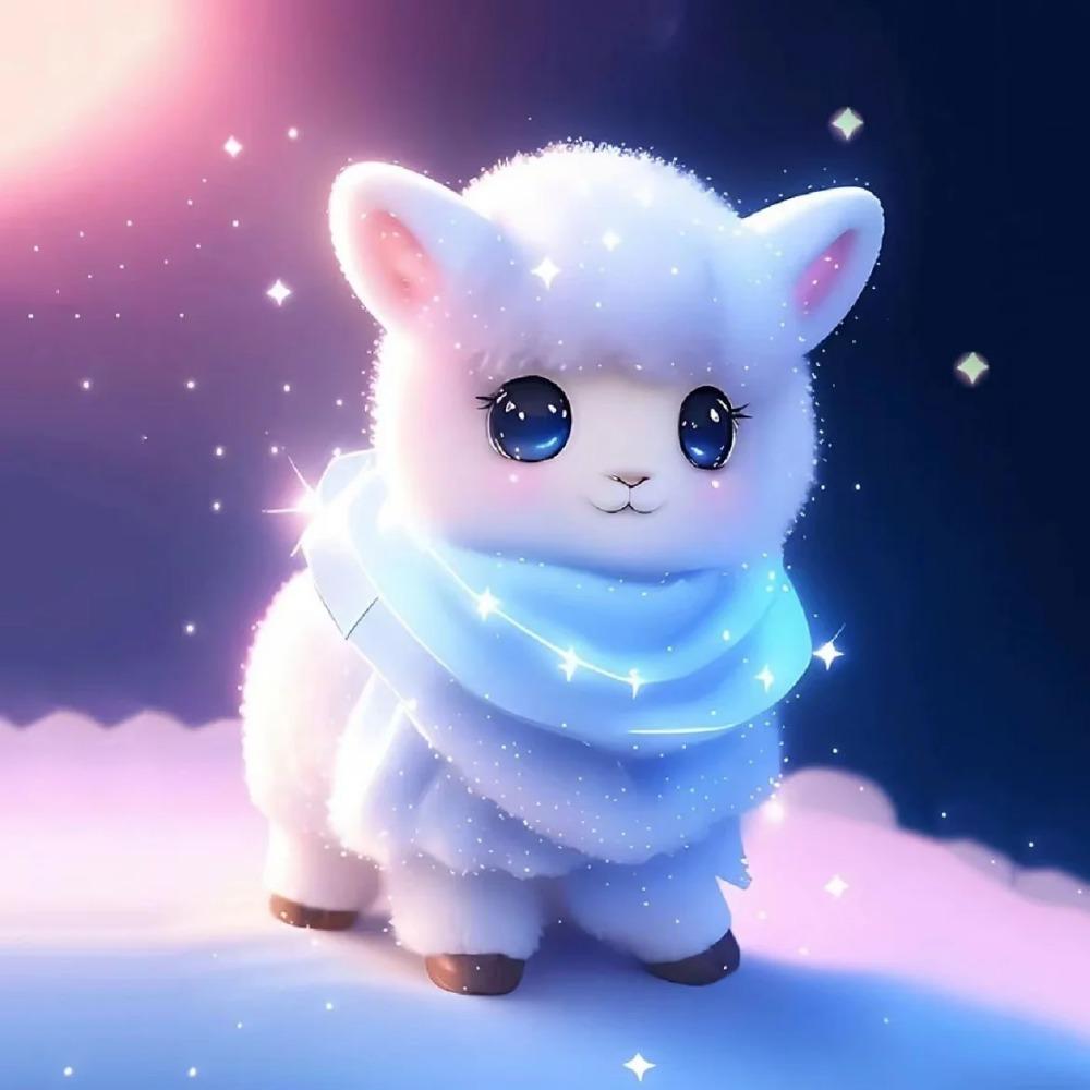 Diamant-Gemälde voller Bohrer, süßes Tier, rundes Diamant-Gemälde, handgefertigt, blaue Rose, Diy-Diamant-Mosaik-Gemälde, Heimdekoration