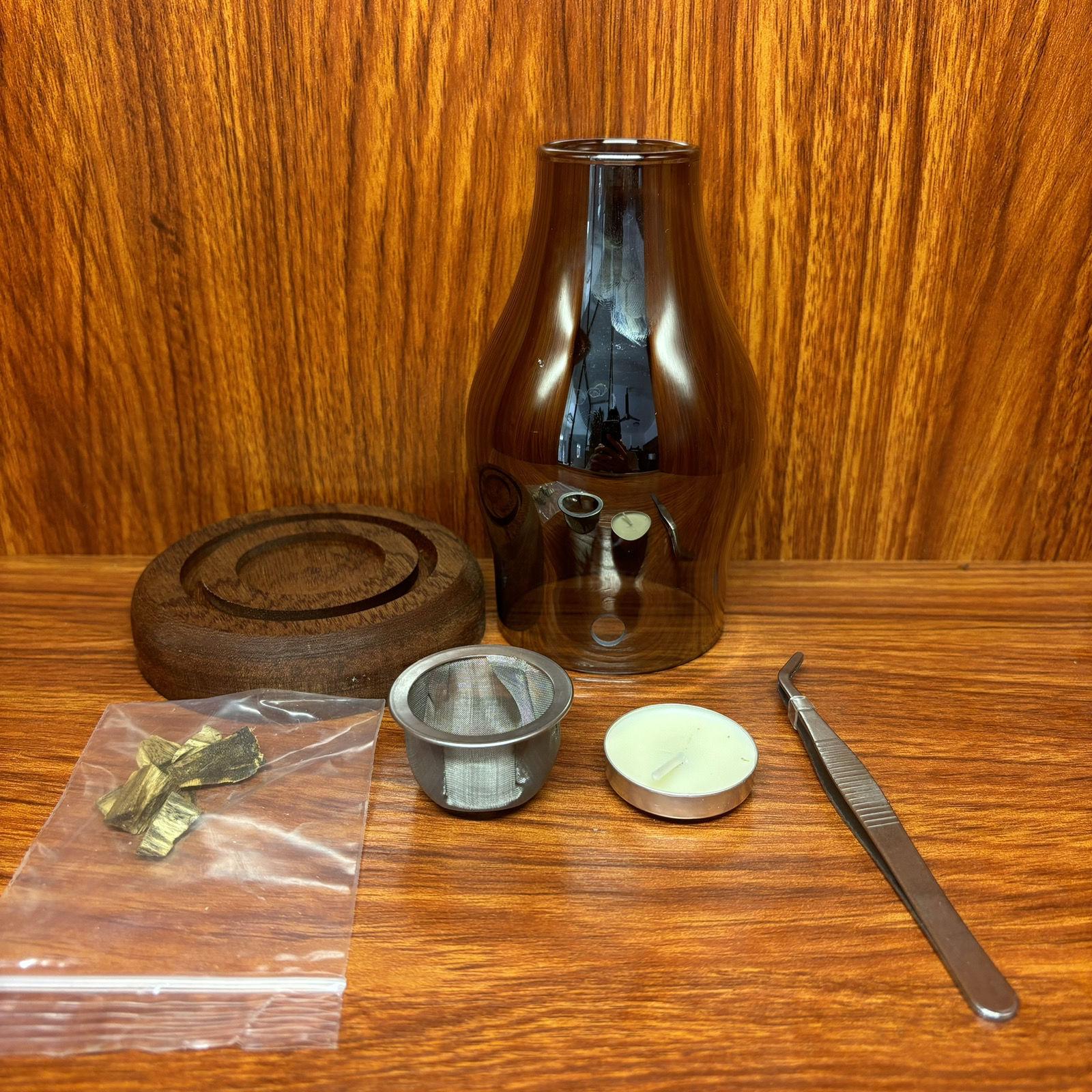 

Agarwood Aroma Lamp Candle and Incense Burner