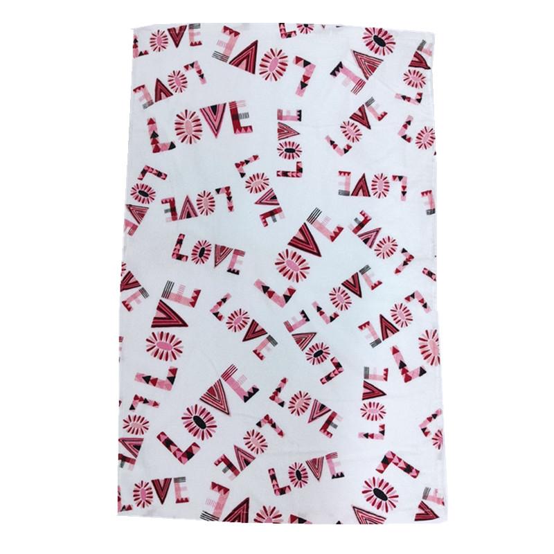 1Pc 41x64cm Thicken Flower Fruit Printed Cotton Kitchen Tea Towel Dish Cleaning Cloth Table Napkins Cooking Tool