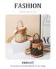 New 2025 Retro Printed Bucket Bag - Trendy, High-End Fashion Shoulder Handbag for Women