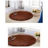 Round Carpet Anti-slide Footcloth Bedroom Living Room Bathroom Blanket Floor Chair Cushion Rug Bay Window Basket Bedside