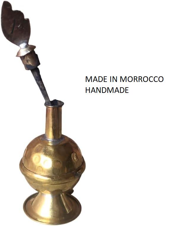 Natural Handmade Copper Kohl with Applicator Made In Morocco: Mirwed Traditional Hypoallergenic and Lead Free Eyeliner