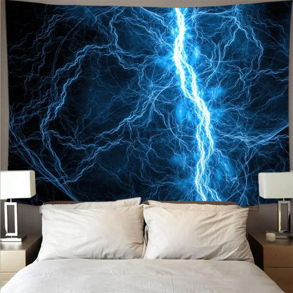Космическая галактика Молния Узор Подвесной Ткань Спальня Гостиная Гобелен Домашнее — фото 4