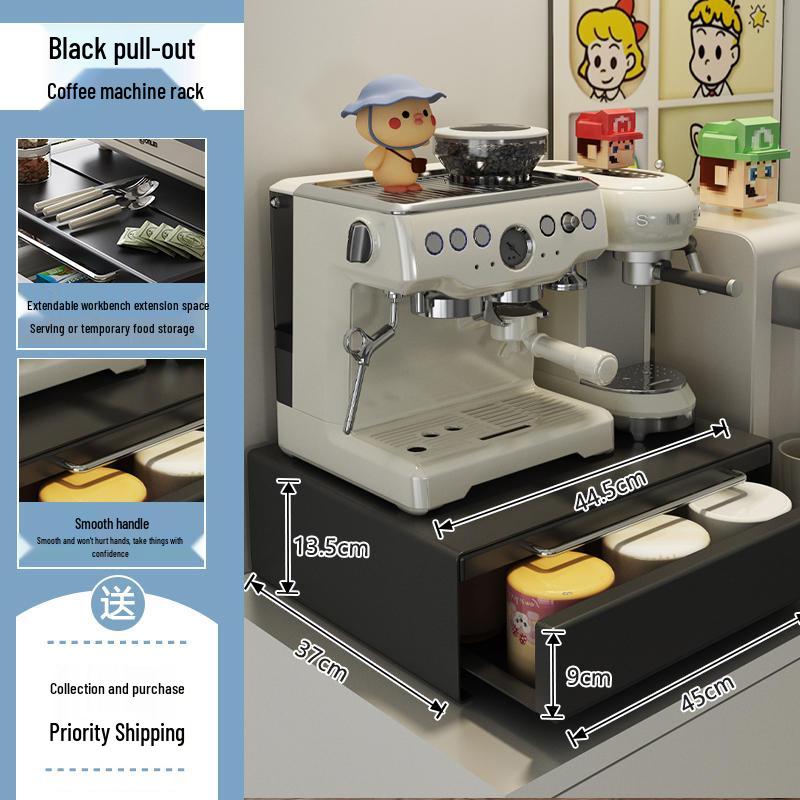 

Двухъярусная кухонная полка для хранения микроволновой печи и рисоварки