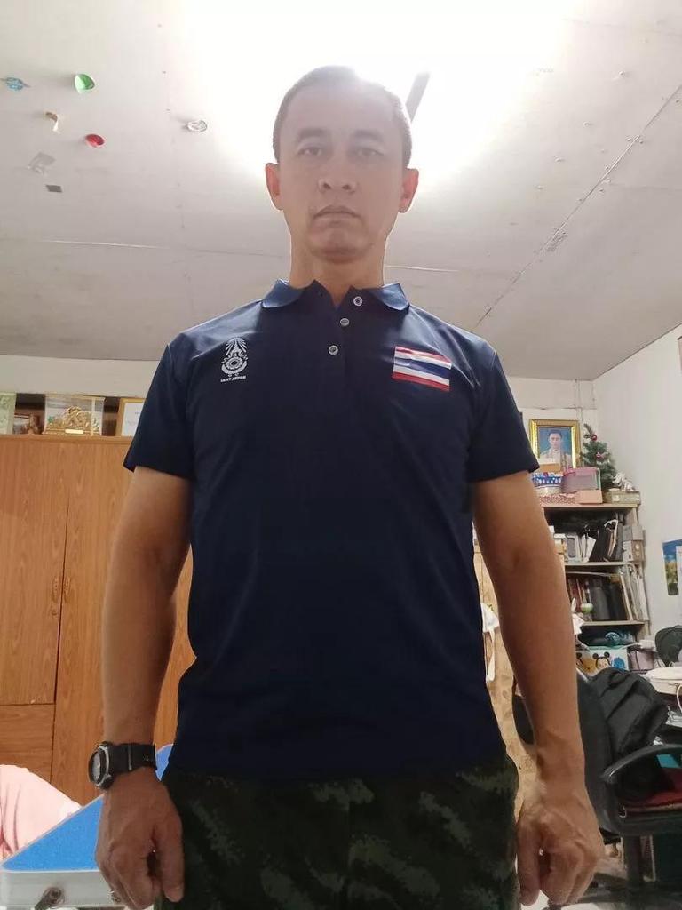 Polo Shirt Royal Thai Army Logo Badge Thailand Flag Short Sleeve Print Quick Dry Cotton Soldier Military Helicopter Chopper Unisex Men Women