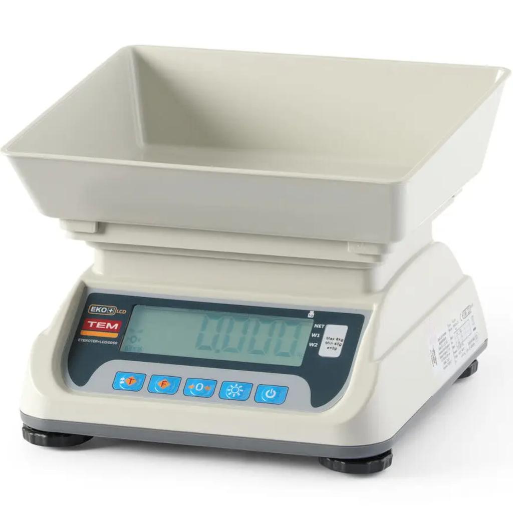 Commercial kitchen scale with legalization M LCD RS232 ECO 6 kg 2 g