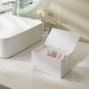Transparent Flip Cotton Swab Box DIY Makeup Organizer Cotton Swab Storage Box  Office