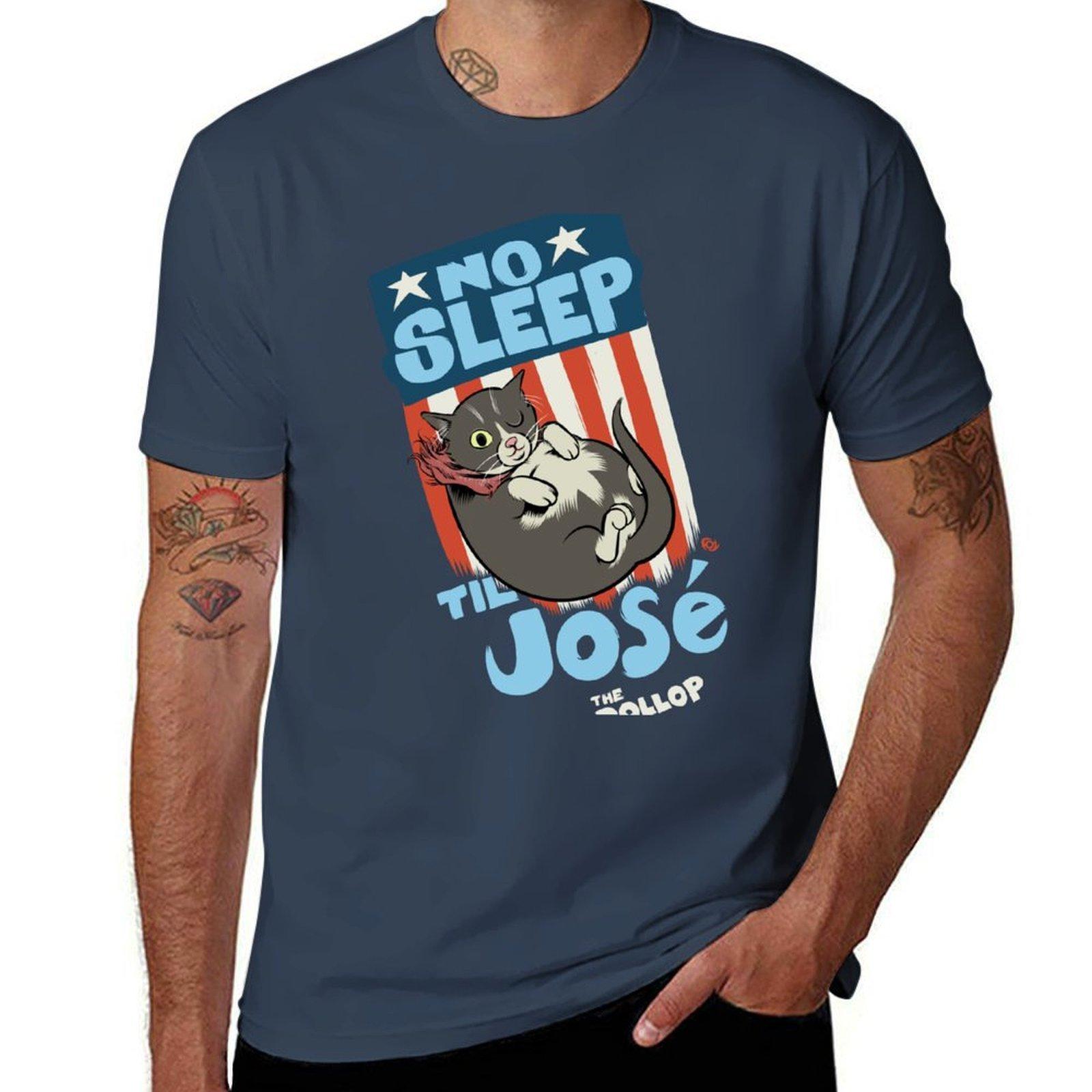 The DOLLOP No Sleep Til José TShirt Large Size Casual Short Sleeve Top S
