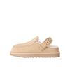 Zapatillas de Color Sólido Dorado con Hebilla y Punta Cerrada de EVA para Mujer 1180251-SNDC