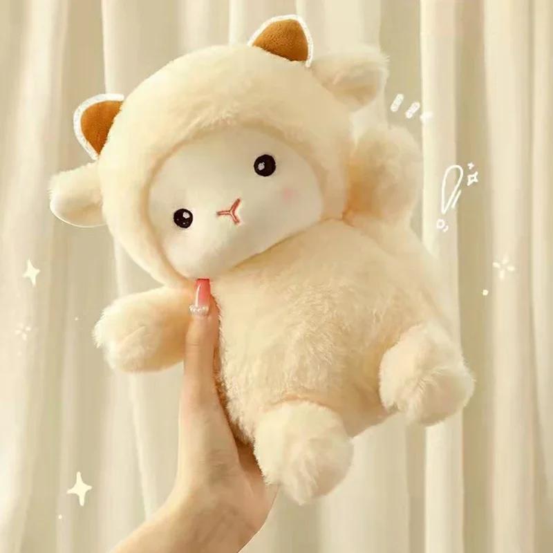 25CM Super Cute Sheep Plush Dolls Kawaii Rabbit Alpaca Toys Stuffed Soft Animal Pillow Birthday Wedding Party Throw Toys