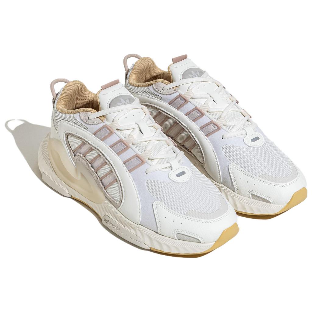 Adidas Originals Hi-Tail 2.0 Comfortable Shock Absorption Non-Slip Low-Top Casual Running Shoes Unisex Sneakers White Brown JI4347
