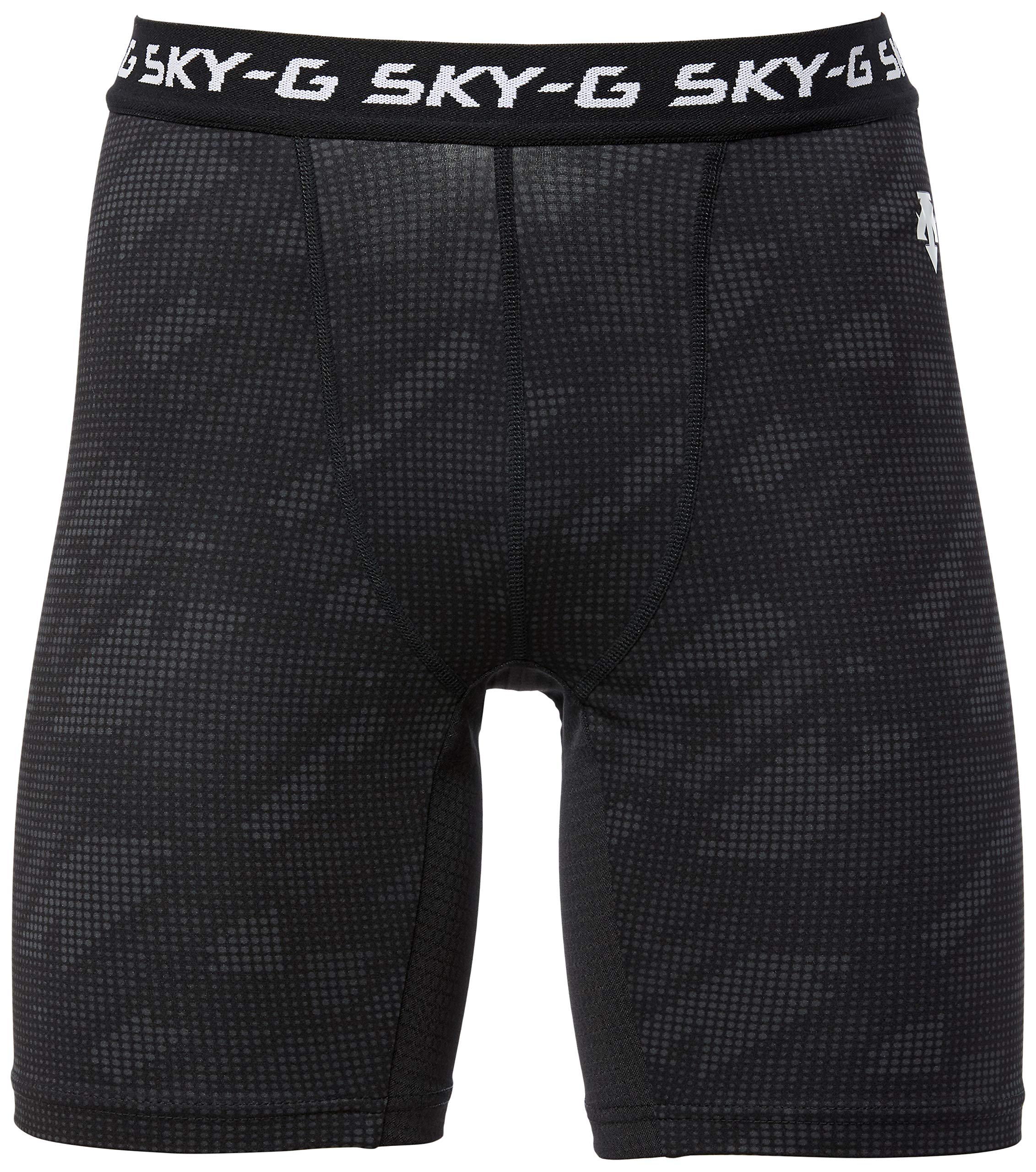 

Descente Small Tights, Moisture-Wicking, Quick-Drying, Stretch, UPF15, DVB-7900P, Black, чёрный