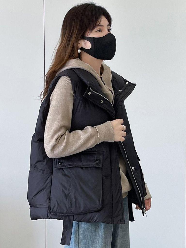 Damen Neue Mode Daunenweste mit lockerem Schnitt für Herbst/Winter