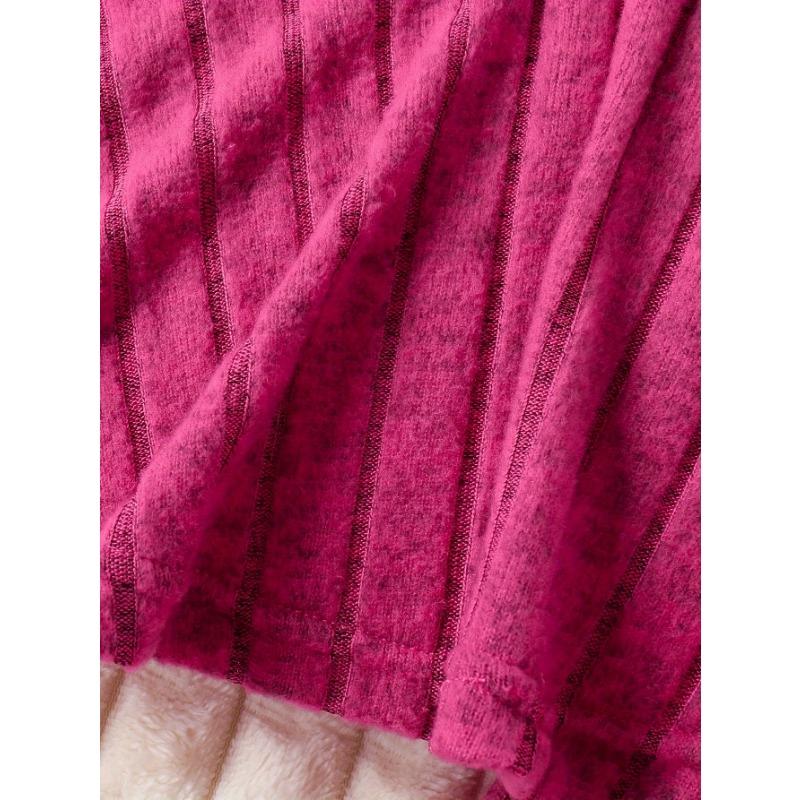 Chic Girls' Bow-Knot Long Sleeve Dress & Pants Set - Cozy Fleece-Lined, Solid Color, Machine Washable - Perfect for Fall/Winter, Perfect for Outdoor