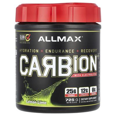 ALLMAX, CARBion+, cu Electroliți, Aromă Lămâie-Lime, 30,7 oz (725 g)