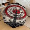 1PC Tree of Life Automatic Open/Close Umbrella Compact Folding Umbrella with 8-Rib Shaft Lightweight Esign, Fashion Lovers1252A