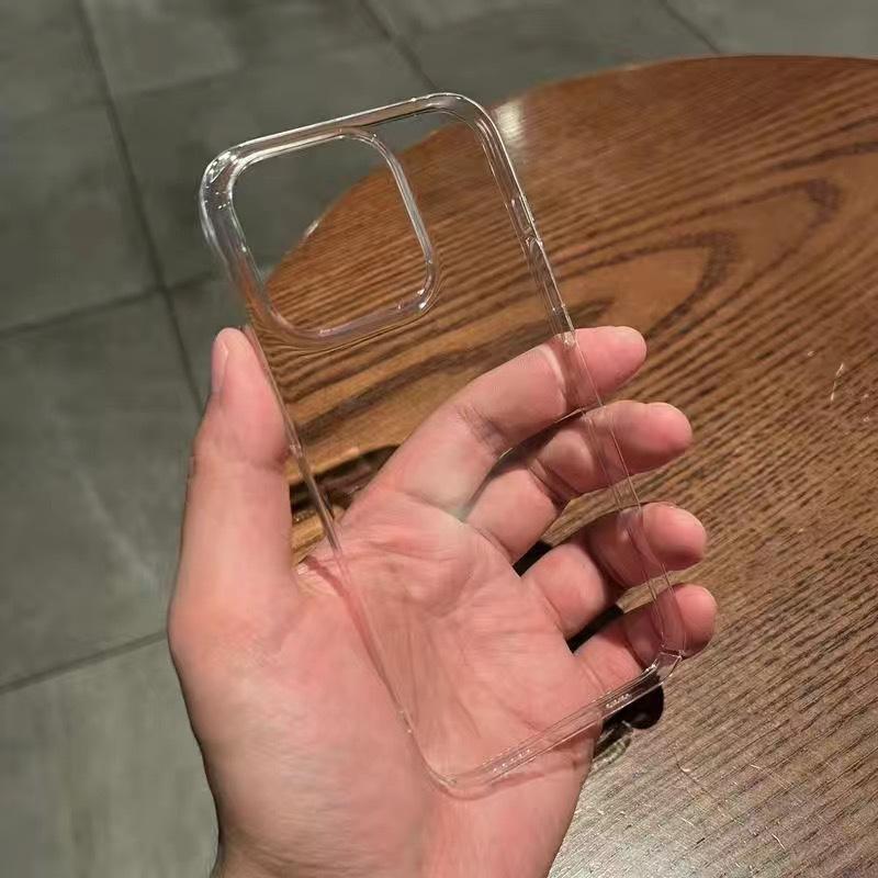 

Applicable To IPhone16 Ultra-thin Transparent Mobile Phone Case Apple 16 Promax Fine Hole Full-inclusive PC Hard Shell 15 Protection Case Apple 16Plus