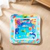 Cat Water Mat Inflatable Cooling Play Pad with Interactive Fish Toy Anti-Scratch Thickened Mat for Cats Dogs Summer Indoor Floor