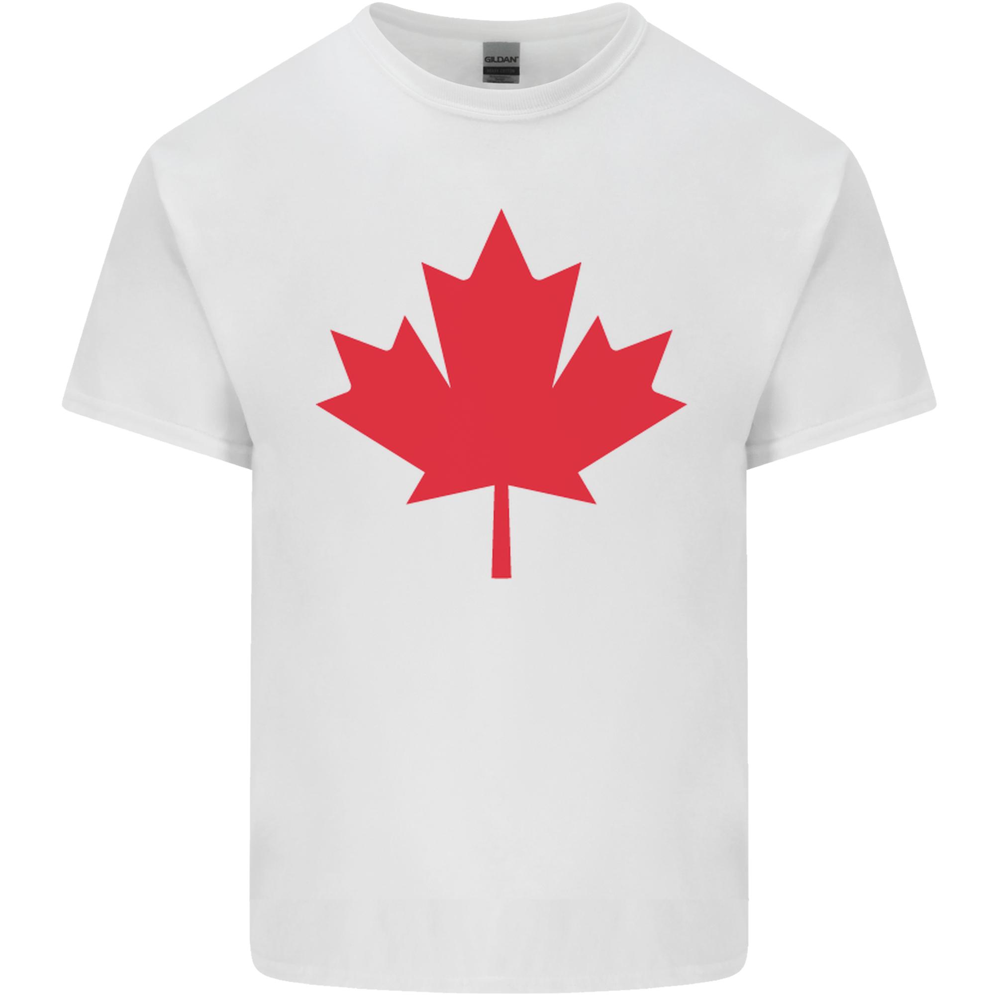 Canadian Flag Canada Maple Leaf Unisexs Light Cotton TShirt S