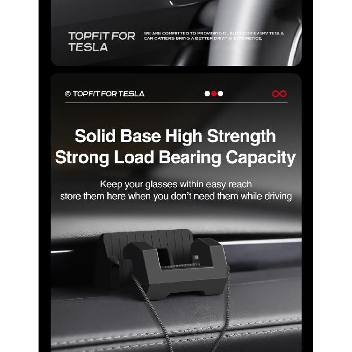 Fit For Tesla Model Y Juniper Model 3 Highland 2025 Instrument Panel Hook Multi functional Accessories Silicone Phone Stand