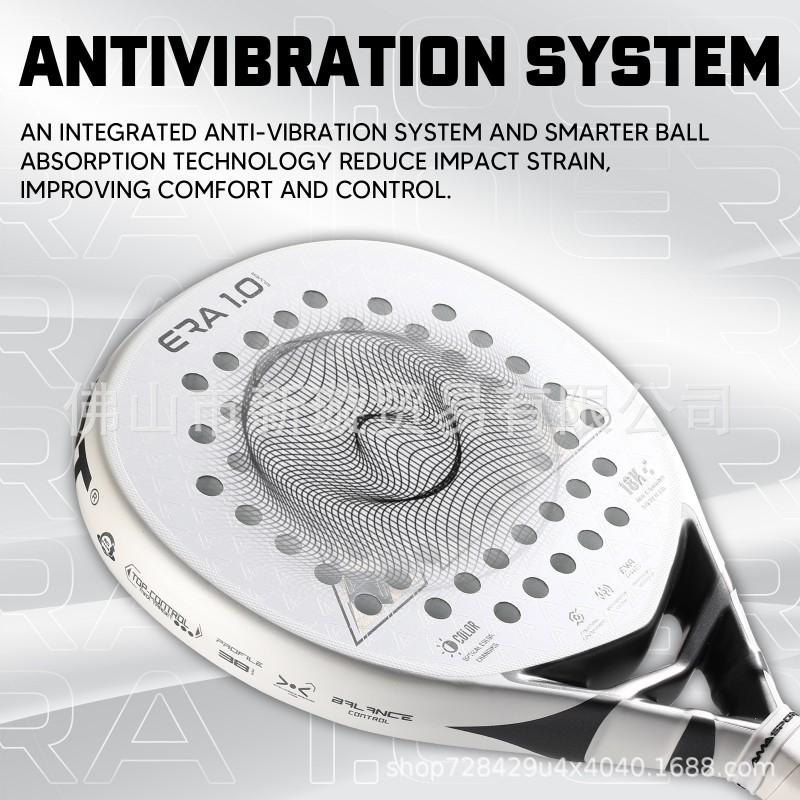 AMASPORT Padel Racket 18K Carbon Fiber 3D Professional Paddle Sports