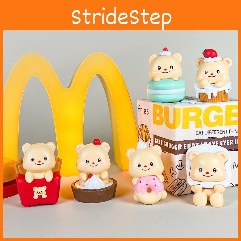 Butter Bear Action Figure Cartoon Model Toy Decoration Children Ornament Gifts