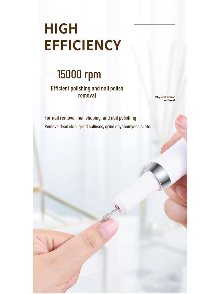 Rechargeable Portable Nail Grinder and Polisher Pen