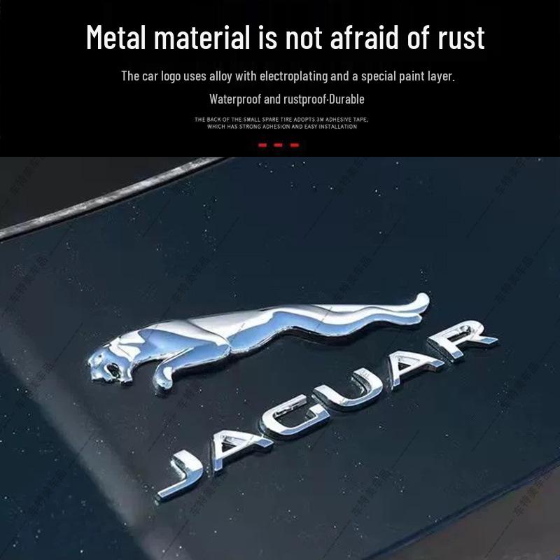 

Наклейка с логотипом задней эмблемы Jaguar XJ/XF/F-TYPE F-PACE Silver