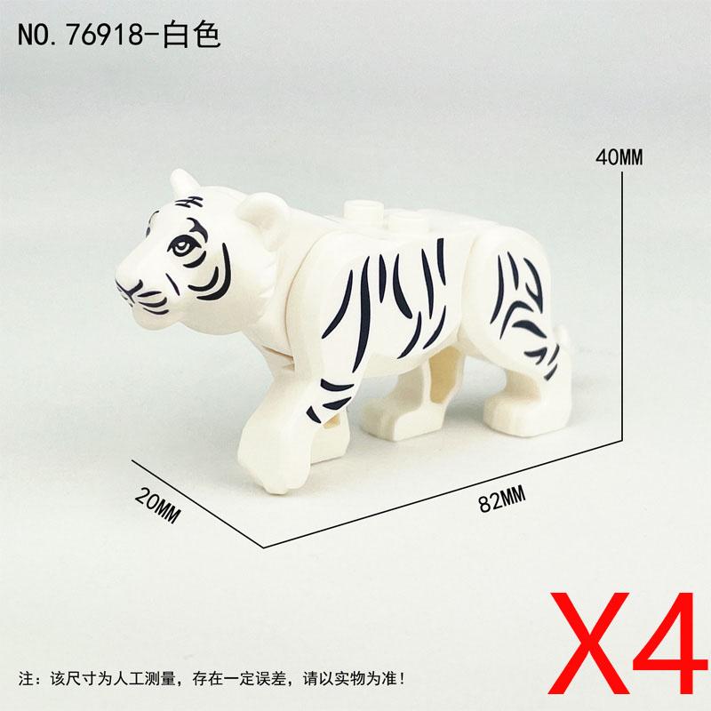 MOC Zwierzęta Zoo Klocki Słonie Tygrysy Słonie Małpy Łosie Niedźwiedzie Owce Wielbłąd Koń Krokodyl Lampart Mini Klocki DIY T11