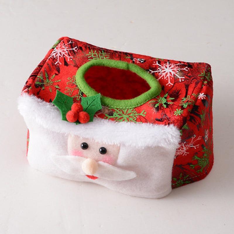New Christmas Decoration Paper Towel Cover Christmas Desktop Atmosphere Decoration Christmas Supplies