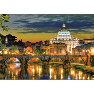 Puzzle Korea Night View of St. Peter's Cathedral Jigsaw Puzzle 3110, 1000 Pieces, Mixed Colors, 1000 Pieces