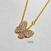 Latest Hot Brand Vintage Women's Necklace Luxury Jewelry For Women 925 Silver Butterfly Shape Designer Pendant Chain Necklaces