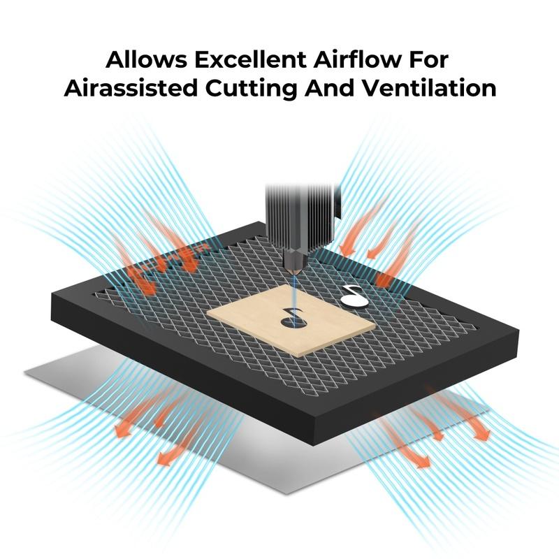 ACMER S1 Laser Honeycomb Working Table Honeycomb Bed Universal Board 260x215x22mm For S1 Mini 2.5/3.5/6W Laser Engraving Machine