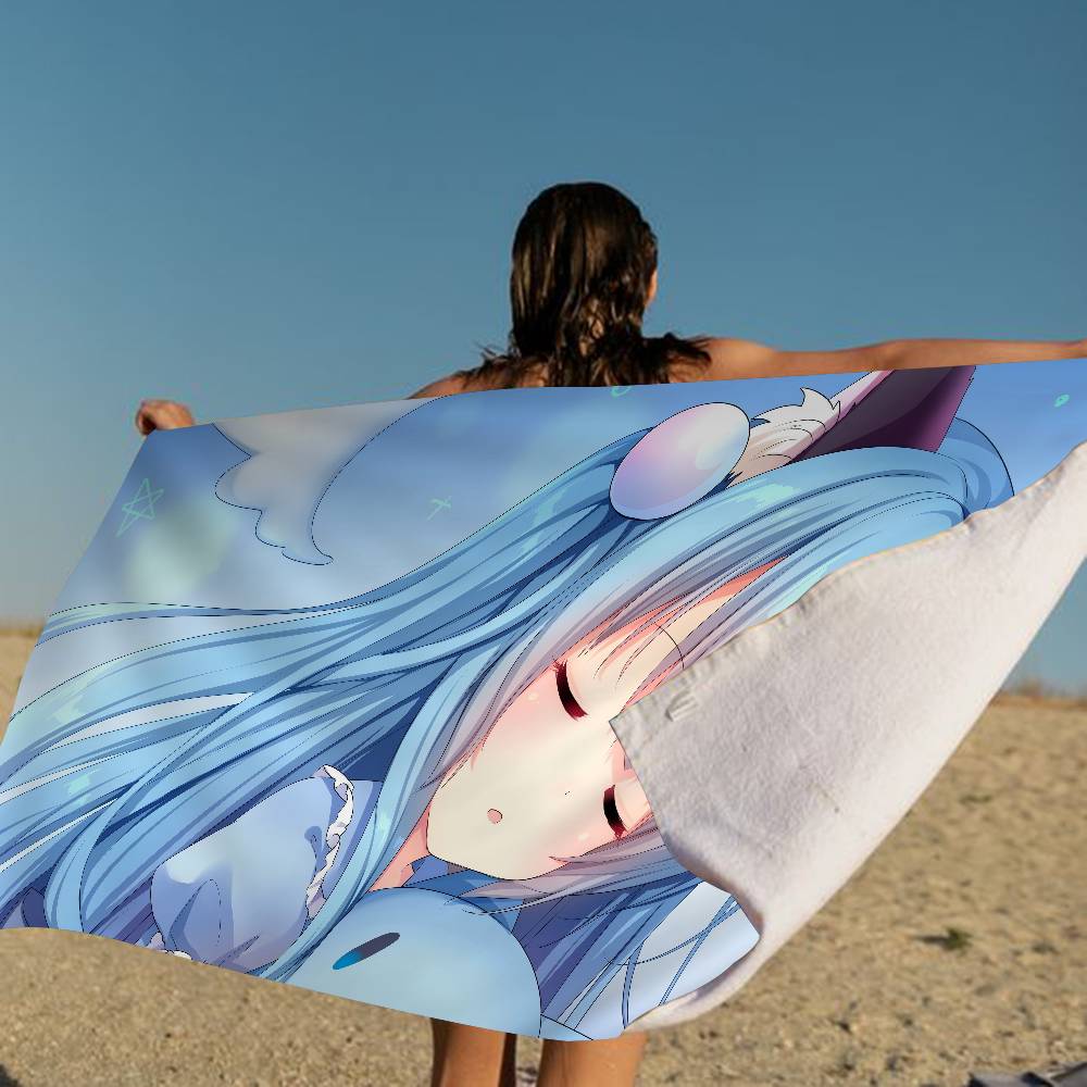 A-Amashiro Natsuki Microfiber Beach Towel Absorbent Quick Dry Soft Yoga Swimming Resort Mountain Climbing Towel