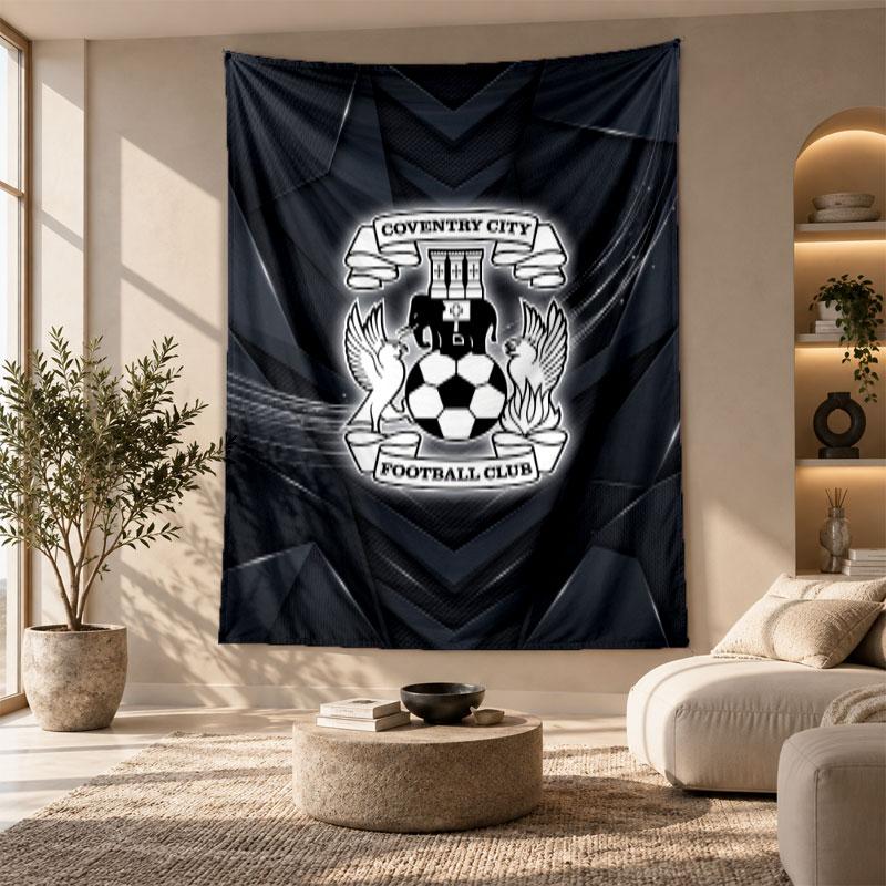 Decorative Tapestry,Coventry City Football Printed Wall Art, Lightweight Wall Hanging For Bedroom Background