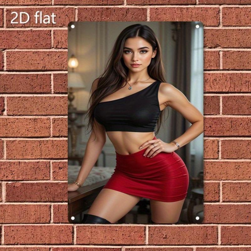 

Metal Wall Art Vintage Sign Home Decor for Bedroom Bar Cafe Durable Waterproof Funny Poster Gift 20x30cm