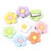 20pcs Flatback Resin Flowers Colorful Cute Flower Cabochon Scrapbooking For Home Decor DIY Crafts Clothing Hairpin Accessories