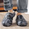 Slippers for Men Wear-resistant Shoes for Men Men's Flip Flops Added Cotton Waterproof Slipper Soft and Comfortable Non-slip