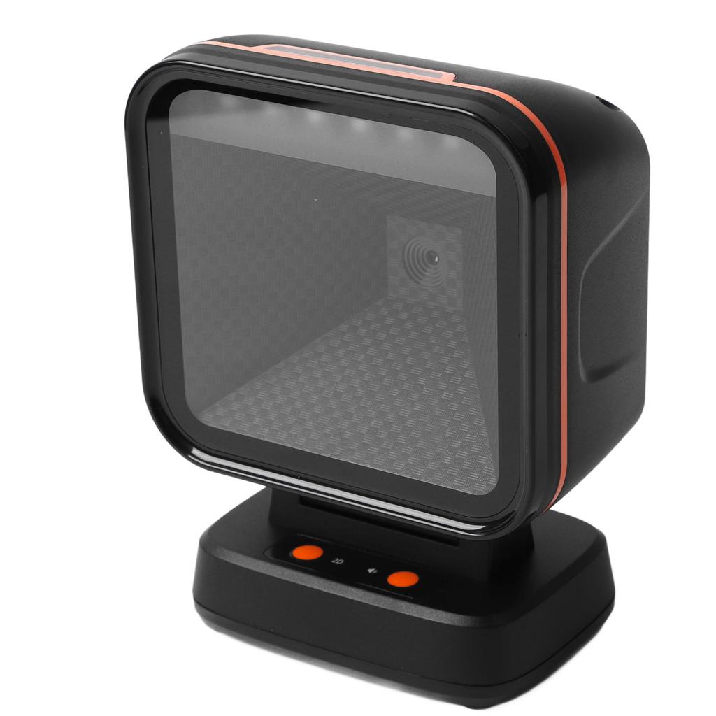 Desktop Barcode Scanner Auto Sensing Continuous Scanning Reliable Barcode Reader Scanner for Supermarket Pharmacy