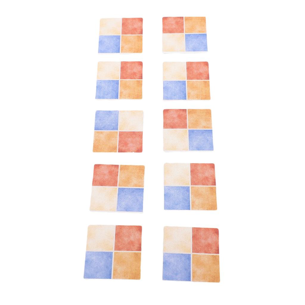 1:12 Dollhouse Flooring Wooden Colorful Decorative Miniature Doll House Floor Tiles
