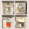 Bathroom Triangle Storage Shelf Strong Load-bearing Detachable Simple Installation Hollow Design Storage Organizer Tray
