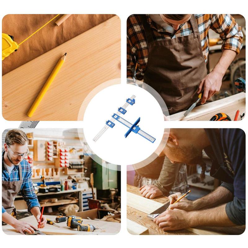 Cabinet Handle Jig Template Carpentry Hardware Jig Cabinet Handle Hole Locator Knobs And Pulls Installation Jig Tool To Increase