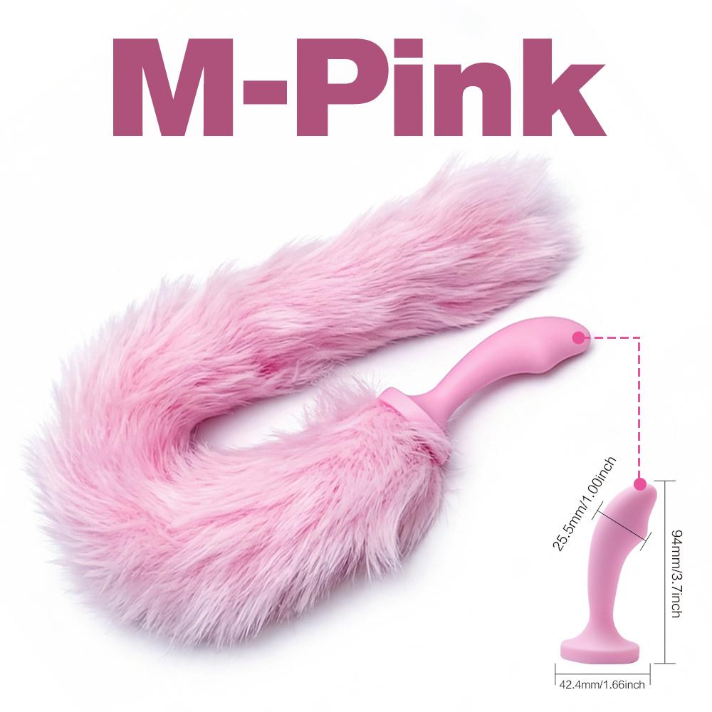 Sexy Fox Tail Anal Plug Cute Tail Silica Gel Easy Cleaning soft comfortable portable for Beginner Couple Toy great gift