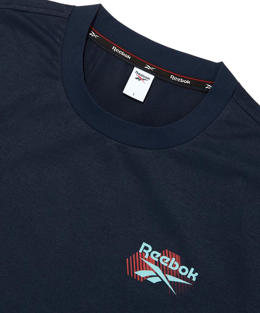 REEBOK Wild Run T-Shirt - Navy