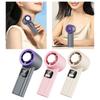 Rechargeable Handheld Fan with 100 Wind Speed Settings and Digital Display for Outdoor Activities and Commuting
