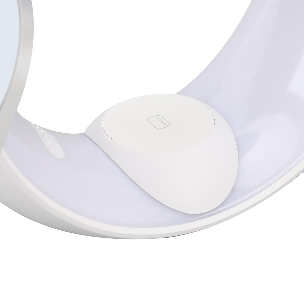 4 in 1 Wireless Charging Station 15W Fast Charging Wireless Charger with RGB Desk Lamp for Bedroom Living Room Office