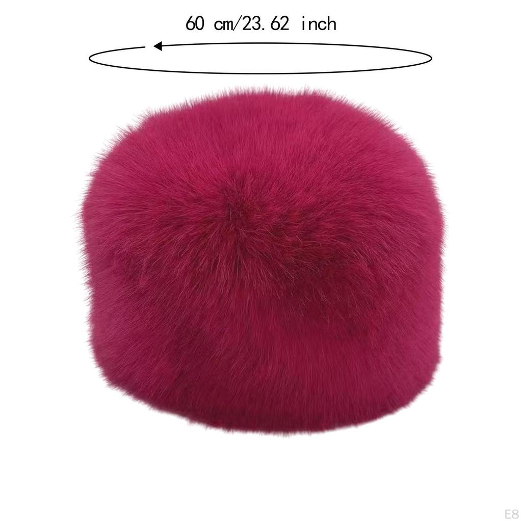 Womens Fisherman Hat Comfortable Thick Trendy Plush Faux Fur for Outdoor