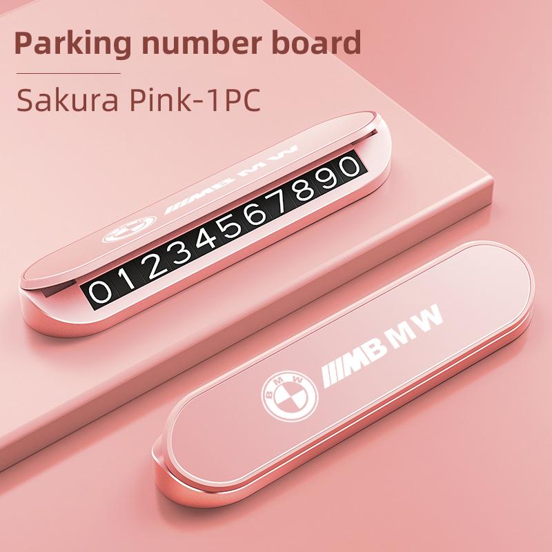 BAGE7 2026 Car Sticker Car Temporary Parking Telephone Sign Phone Number Plate For BMW Performance X1 X3 X5 E39 E46 E90 F20 E60 F30 M3