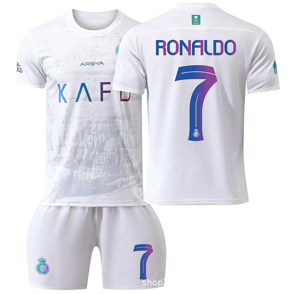 2425 Riyadh Crescent No. 10 Neymar Riyadh Victory No. 7 Ronaldo Children's Adult Cross-border Football Suit